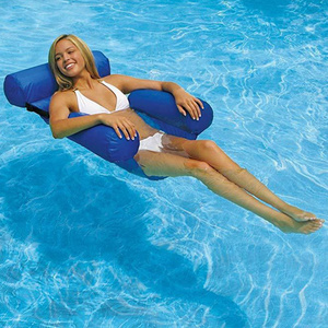 Backrest Air Mattresses Floating Row Beach Inflatable Swimming Pool Water Hammock Water Sea Bed