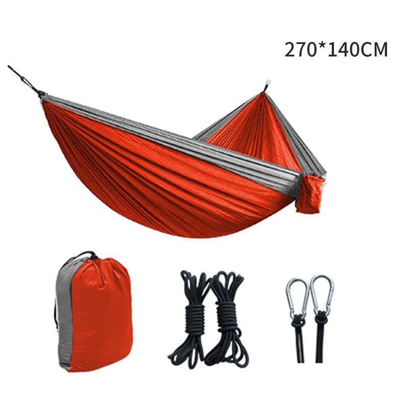 Trendy Nylon Camping Hammock Outdoor Hunting Survival Portable Garden Yard Patio Leisure Parachute Hammocks