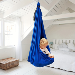 Children's Hammock Indoor Children's Swing Outdoor Hammock Hanging Chair Stretch Sensory Yoga Hammock