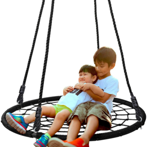 Hot Selling Round Saucer Wooden Tree Large Swing Flying Chair Net Rope Swing For Sale