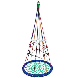 Spider Web Saucer Swing 40 inch for Tree Kids with Steel Frame