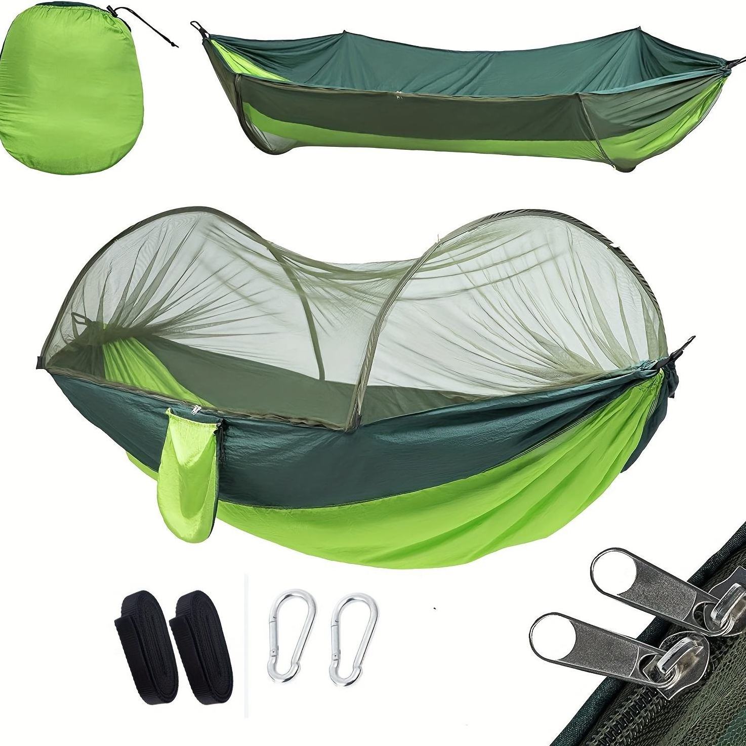 Portable hammock tent camping waterproof Parachute Camping Hammock with Mosquito Net Cover