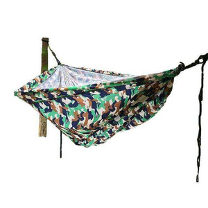 Customized Color Lightweight camouflage outdoor portable portelable hammock beach light hammock hanging hammock