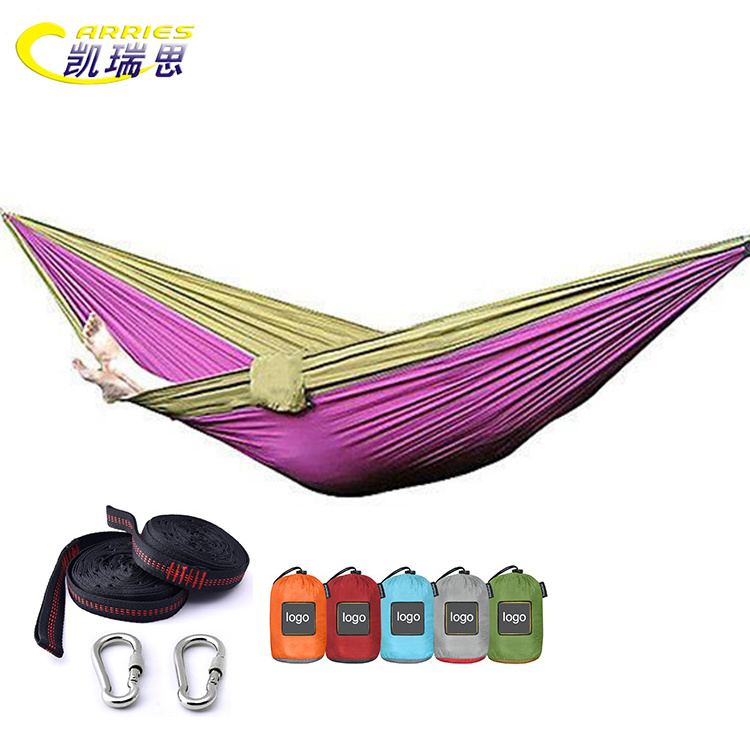 Durability Ultralight Eno Camping Hammocks With Tree Straps Travel Two Sizes Nylon Parachute Hammock