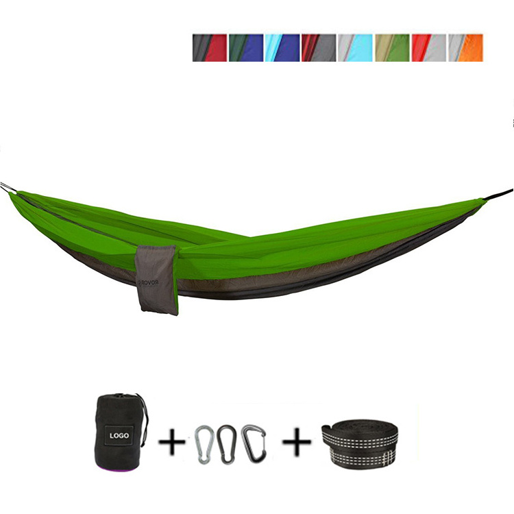 Hot Selling high quality recycle nylon hammock Double China Made Double Hanging rpet Hammock