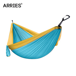 Hot Selling high quality recycle nylon hammock Double China Made Double Hanging rpet Hammock