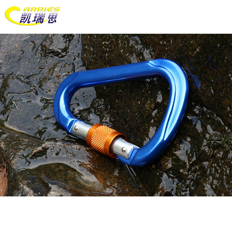 Wholesale colored ultralight stainless steel climbing carabiner