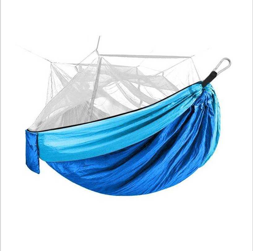 Good Quality Nylon Soft Hiking Hammock Loft Net Hammock Outdoors Hammock Hanging Kit