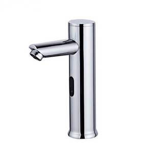 Chrome Polish Electronic Bathroom Auto Sensor Faucet