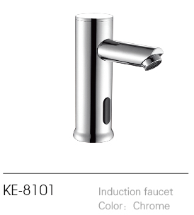 Chrome Polish Electronic Bathroom Auto Sensor Faucet