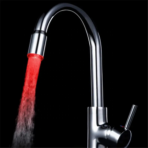 Led Kitchen Faucet Aerator Temperature LED Water Faucet Light Glow LED Tap Nozzle Changing Colorful Design Faucet for Sale