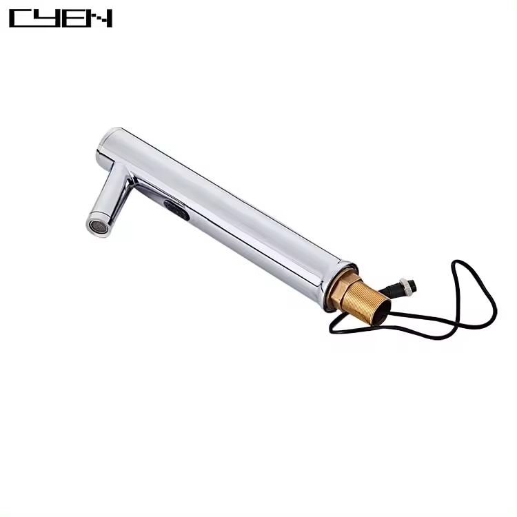 Kangrun hot sale Popular unique electric chrome finish factory price hand free wash basin public bathroom sensor faucets