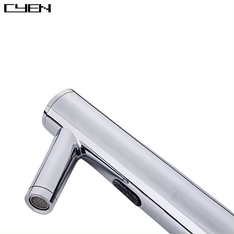 Kangrun hot sale Popular unique electric chrome finish factory price hand free wash basin public bathroom sensor faucets