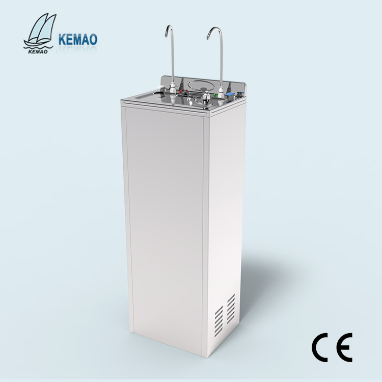 Public floor stand stainless steel hot and cold drinking water fountain