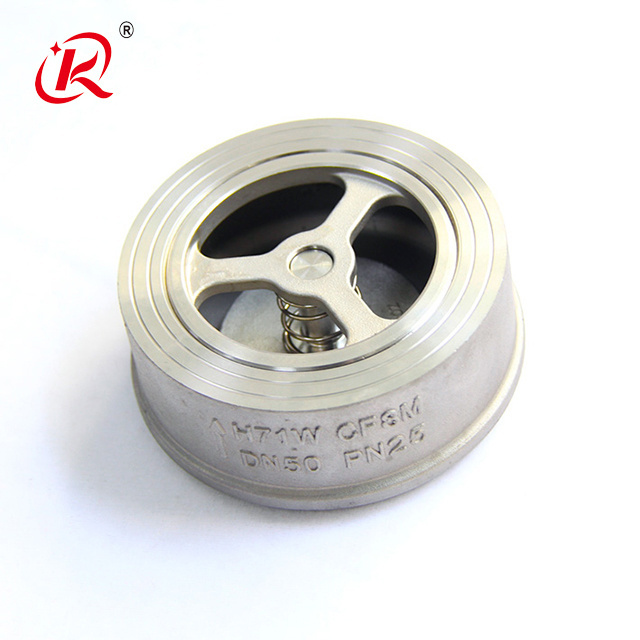 KQ industry SS304 201 high quality H71 Wafer lift Type Single Plate Check Valve