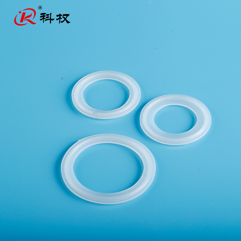 Food grade stainless steel silicone rubber sanitary grade circular sealing clamp flexible joint gasket wholesale manufacturer