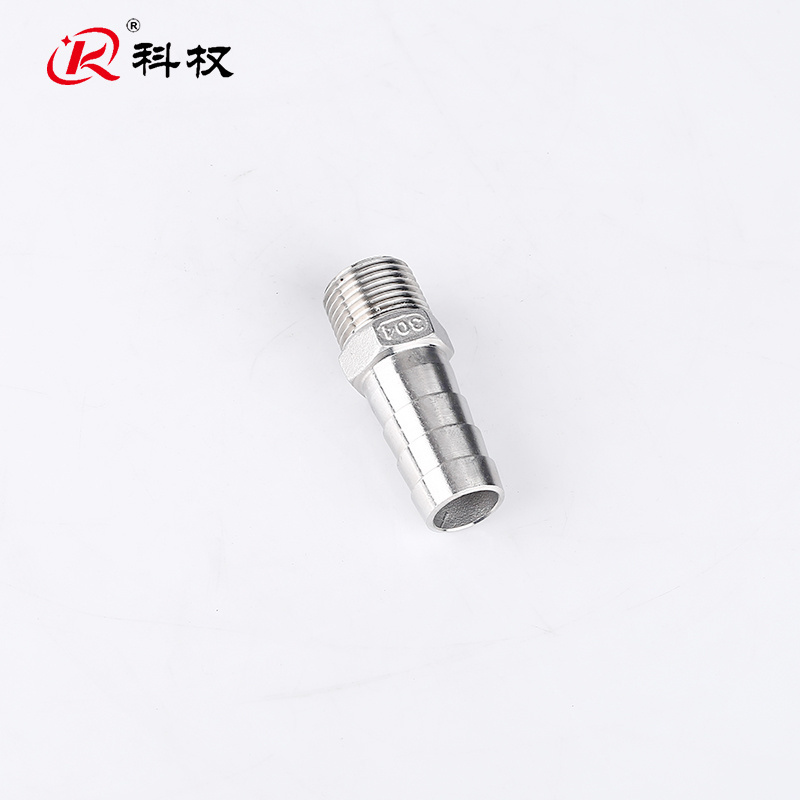 KQ wenzhou factory stainless steel hexagonal male threaded nipple