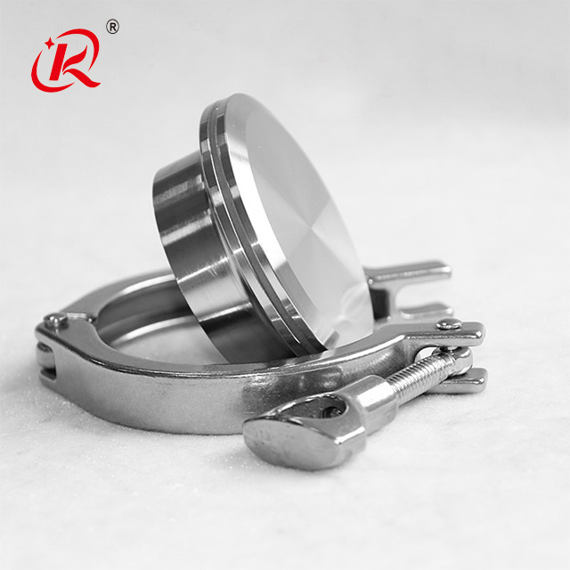 KQ Stainless Steel Pipe tri Clamp End Blind Cap