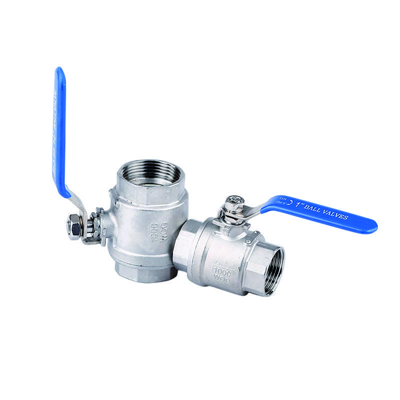 KQ food grade sanitary stainless steel 201 304 316 female thread end 2 piece dn100 ss ball valve