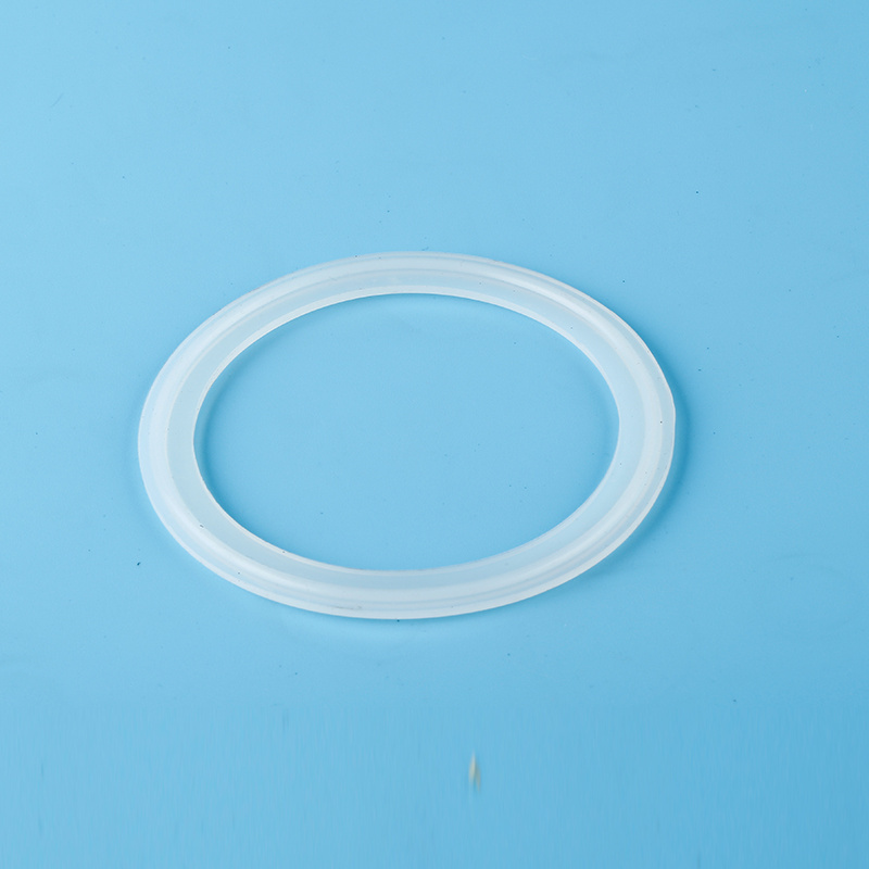 Food grade stainless steel silicone rubber sanitary grade circular sealing clamp flexible joint gasket wholesale manufacturer