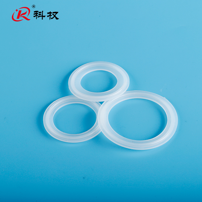 Food grade stainless steel silicone rubber sanitary grade circular sealing clamp flexible joint gasket wholesale manufacturer