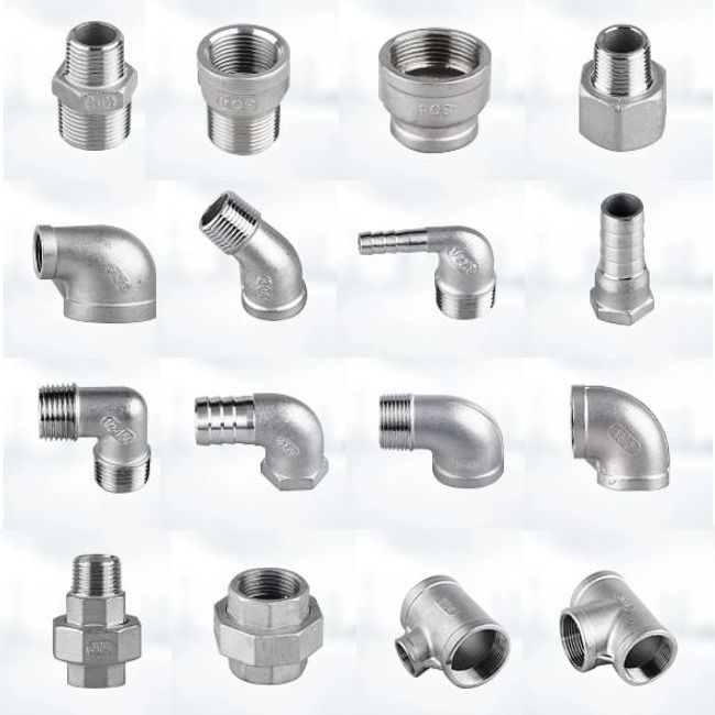 SS304 Top quality sanitary stainless steel welding anticorrosion tee elbow adapters coupling tri clamp 4 way cross pipe fitting