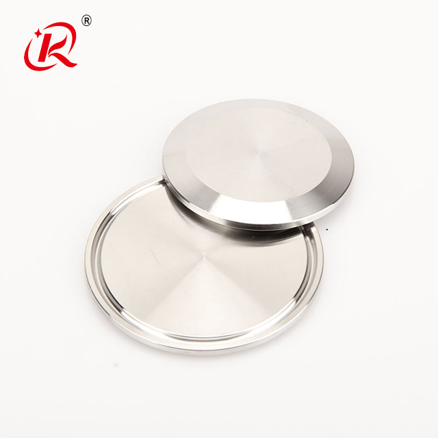 KQ good quality low price Blind Stainless Steel Pipe Clamp Sanitary End Cap