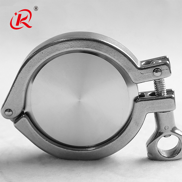 KQ Stainless Steel Pipe tri Clamp End Blind Cap