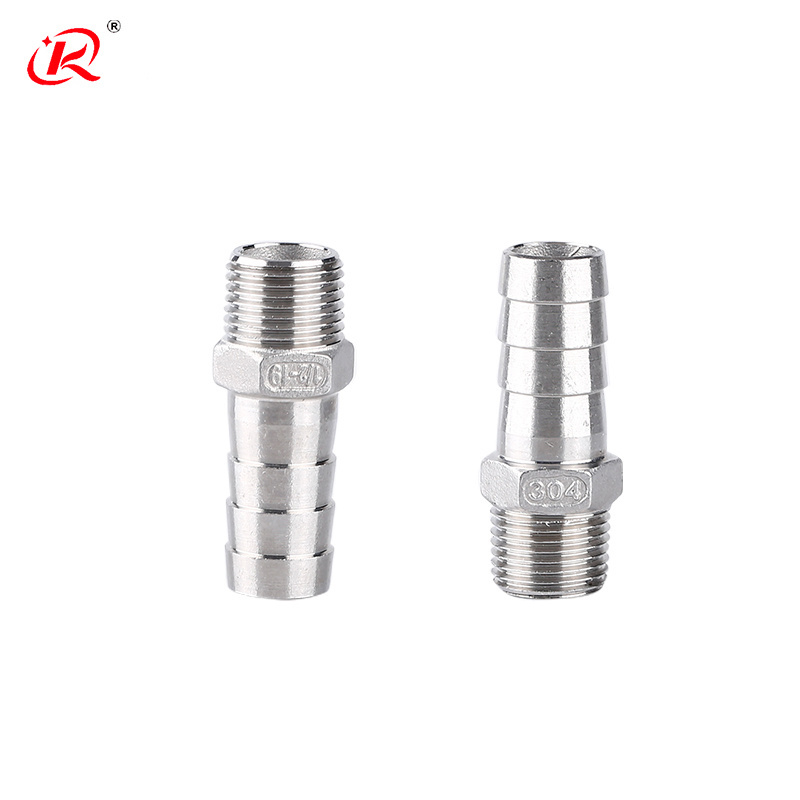 KQ wenzhou factory stainless steel hexagonal male threaded nipple