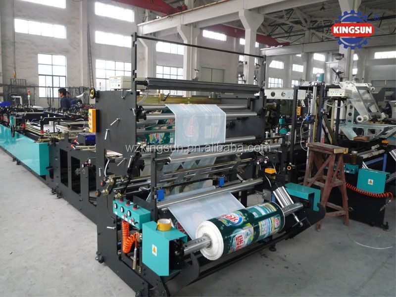 High Speed Four Side Seal Plastic Bag Making Machine