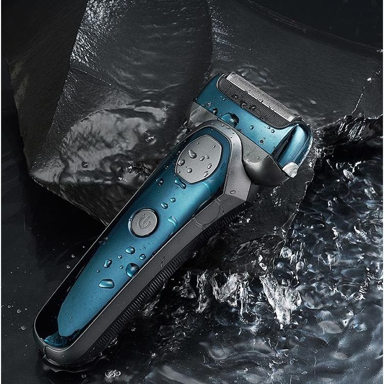 2024 USB Rechargeable Electric Shaver with 4D Floating Cutter Head and Twin Blade Washable Reciprocating Foil Shaver for Hotels