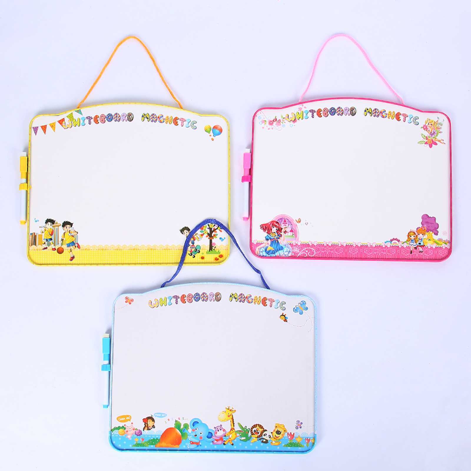 Double Sided School Kids Custom Logo Small Size Portable Mini Dry Erase Magnetic White Board For Kids