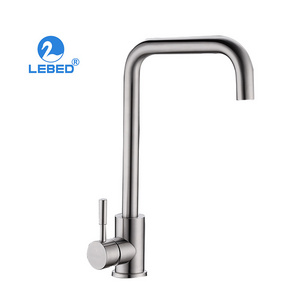 cheap long neck single handle flexible  kitchen stainless steel  basin mixer SUS 304 KITCHEN FAUCET