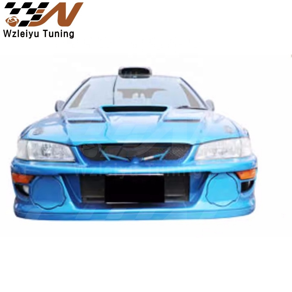 Fiberglass Body Kit Front Bumper Rear Bumper Side Skirts Front Rear Fenders Fit For Subaru Impreza GC8 93-01 Sedan WRX