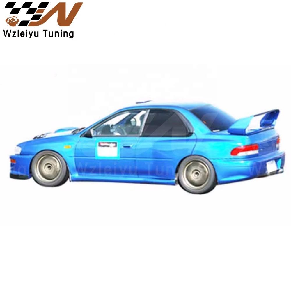 Fiberglass Body Kit Front Bumper Rear Bumper Side Skirts Front Rear Fenders Fit For Subaru Impreza GC8 93-01 Sedan WRX