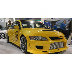 CW Style Fiber Glass Body Kit Fit For Mitsubishi Evo 7 8 9 03-07 Front Rear Bumper Side Skirts High Quality