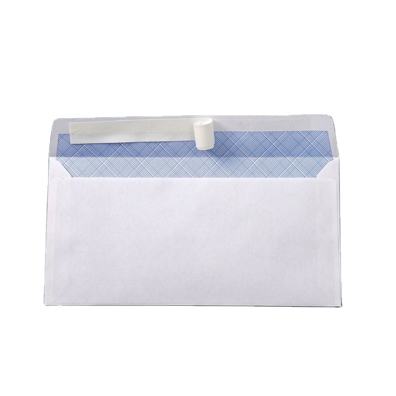 Factory Business White Envelope Customized Logo Print Window Envelope 10# Customized Self Seal Business Windowless Printed