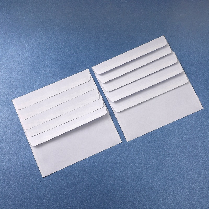 Factory Business White Envelope Customized Logo Print Window Envelope 10# Customized Self Seal Business Windowless Printed