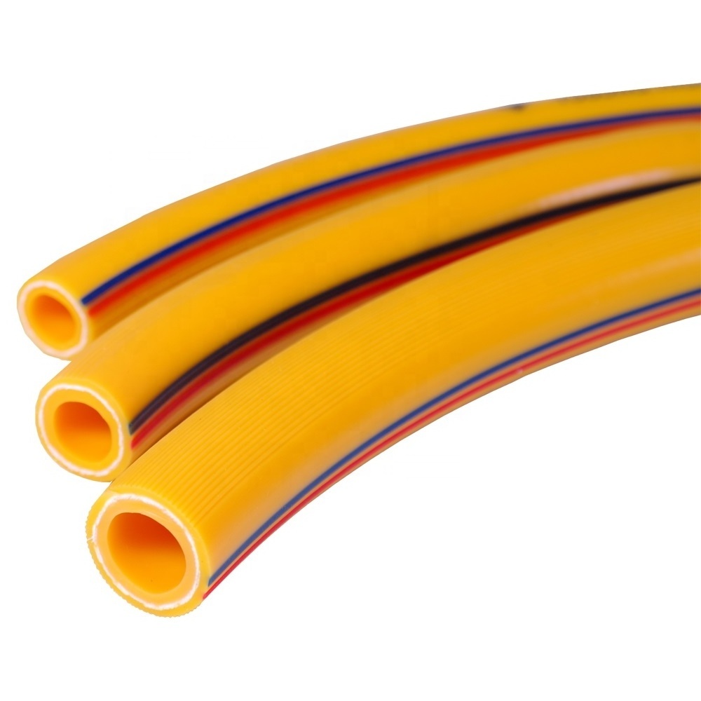 ISO3821 Flexible Orange 8mm PVC LPG Gas Cooker Hose