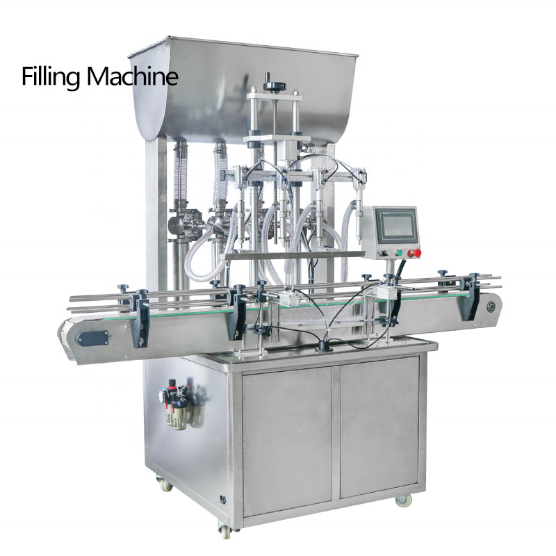 ALF6 Automatic Pharmaceutica Liquid Water Mineral Plastic Bottle Filler Fruit Juice Filling Machine