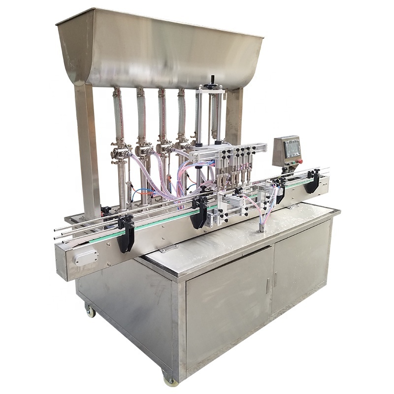 ALF6 Automatic Pharmaceutica Liquid Water Mineral Plastic Bottle Filler Fruit Juice Filling Machine