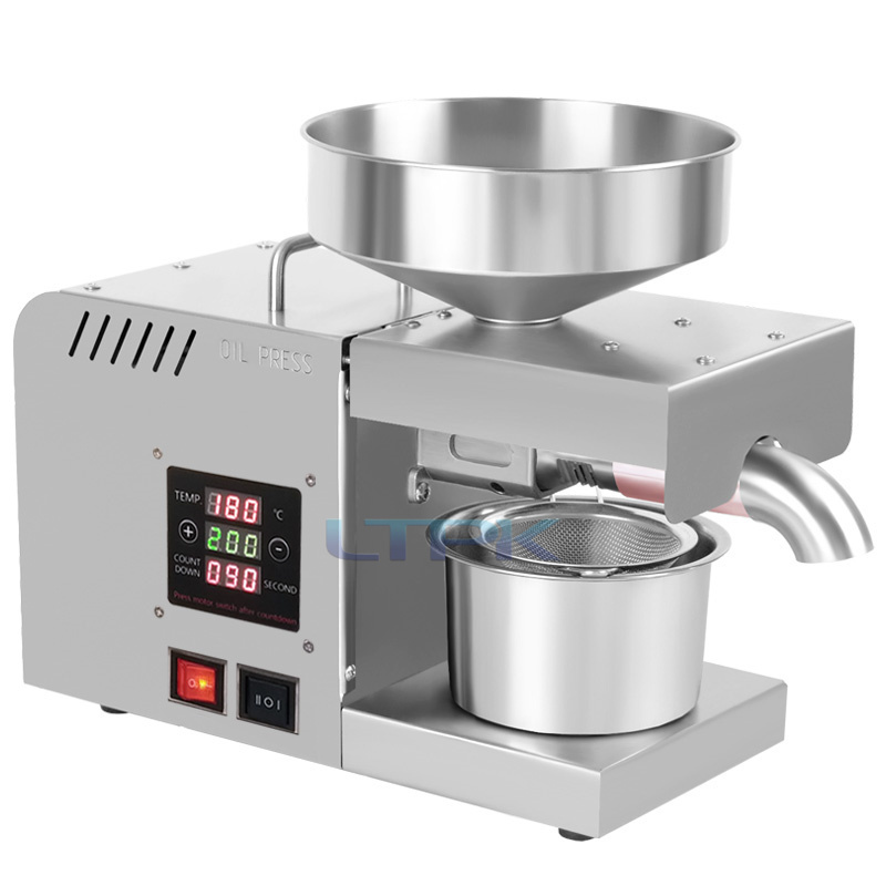 LT-X5S Mini Small Household Home Use Oil Extraction Making Edible Olive Oil Press Machine