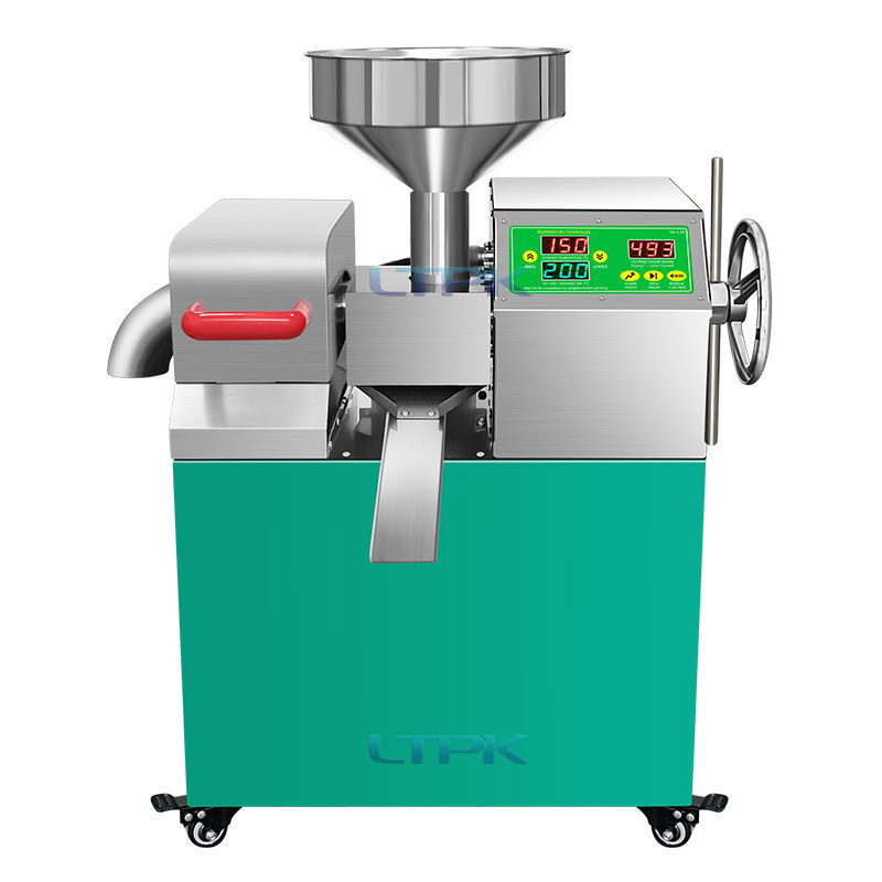 LTPK P10 Intelligent cold press small oil press in homely durable home sunflower oil press machine