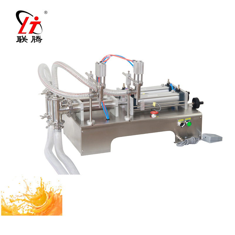 LT PACK Price Manual Piston Pneumatic Semi Automatic small Milk Soap Wine Juice Oil Water Liquid Filling Bottles Machines