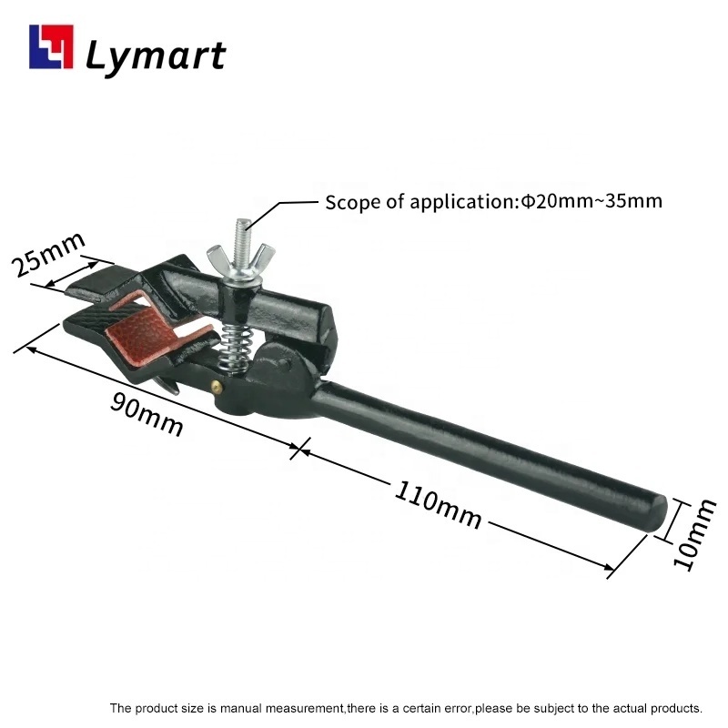 chemistry cast iron lab flask clamp for student