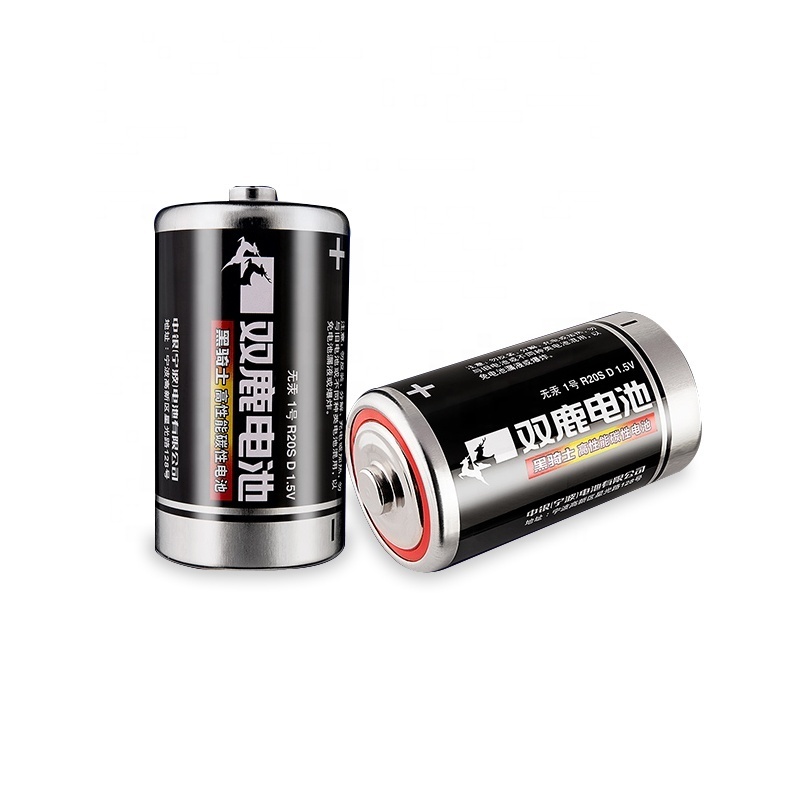 1.5v D type Mercury Free AA R20S carbon pairdeer battery