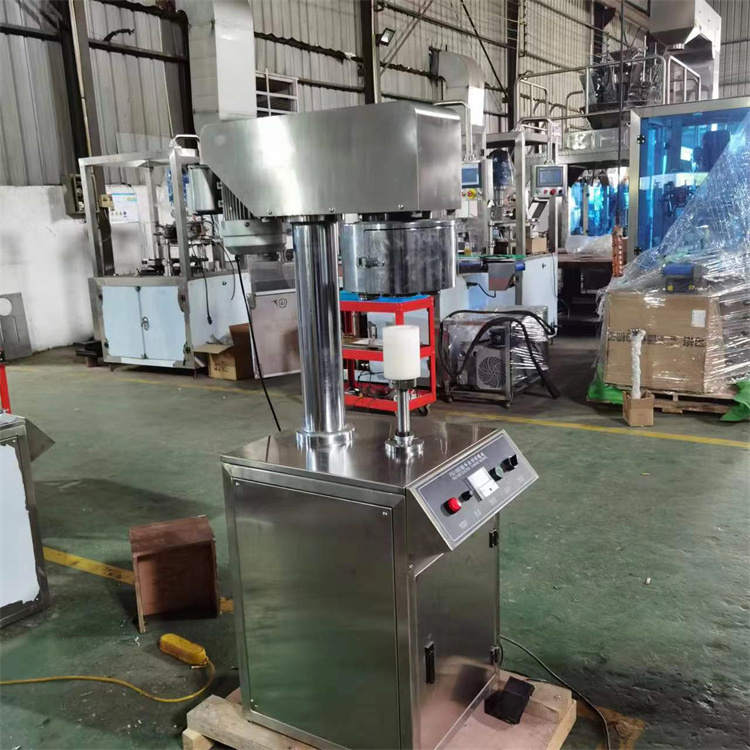 Electric Semi-Automatic Food Fish Canning Machine, Beer Can Capping Machine