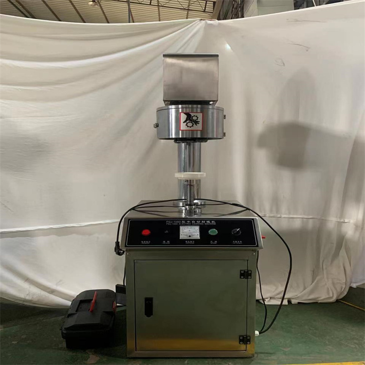 Electric Semi-Automatic Food Fish Canning Machine, Beer Can Capping Machine