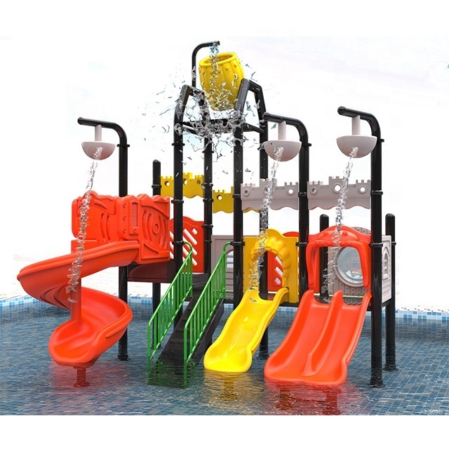 water park toys outdoor playground plastic water slides for children's