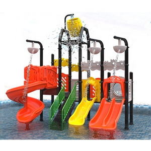 water park toys outdoor playground plastic water slides for children's